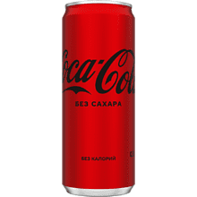 Напиток "Coca-Cola Zero", 0.33 л
