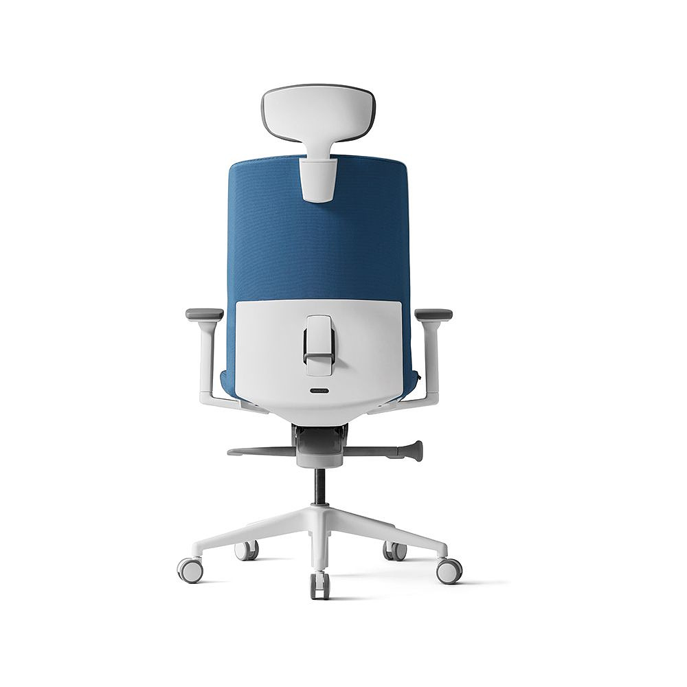 Кресло для руководителя BESTUHL "J2", ткань, пластик, голубой  - 5