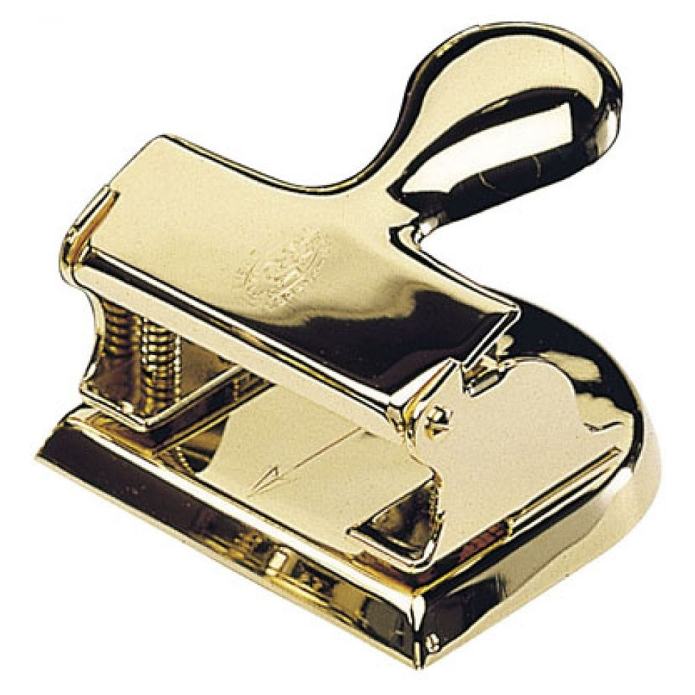 Дырокол классический El Casco "M-200L", золотистый
