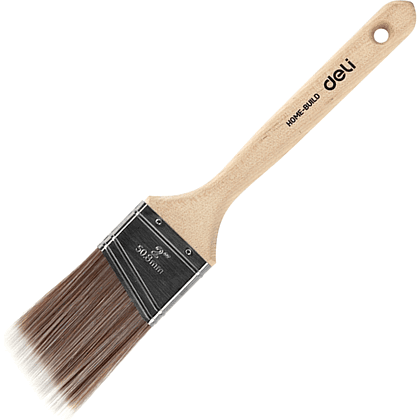 Кисть малярная Deli YS EDL509172, плоская 2"-50 мм, угловой срез, искусственная щетина