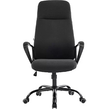 Кресло компьютерное EVERPROF Smart, ткань, черный, металл, корпус черный