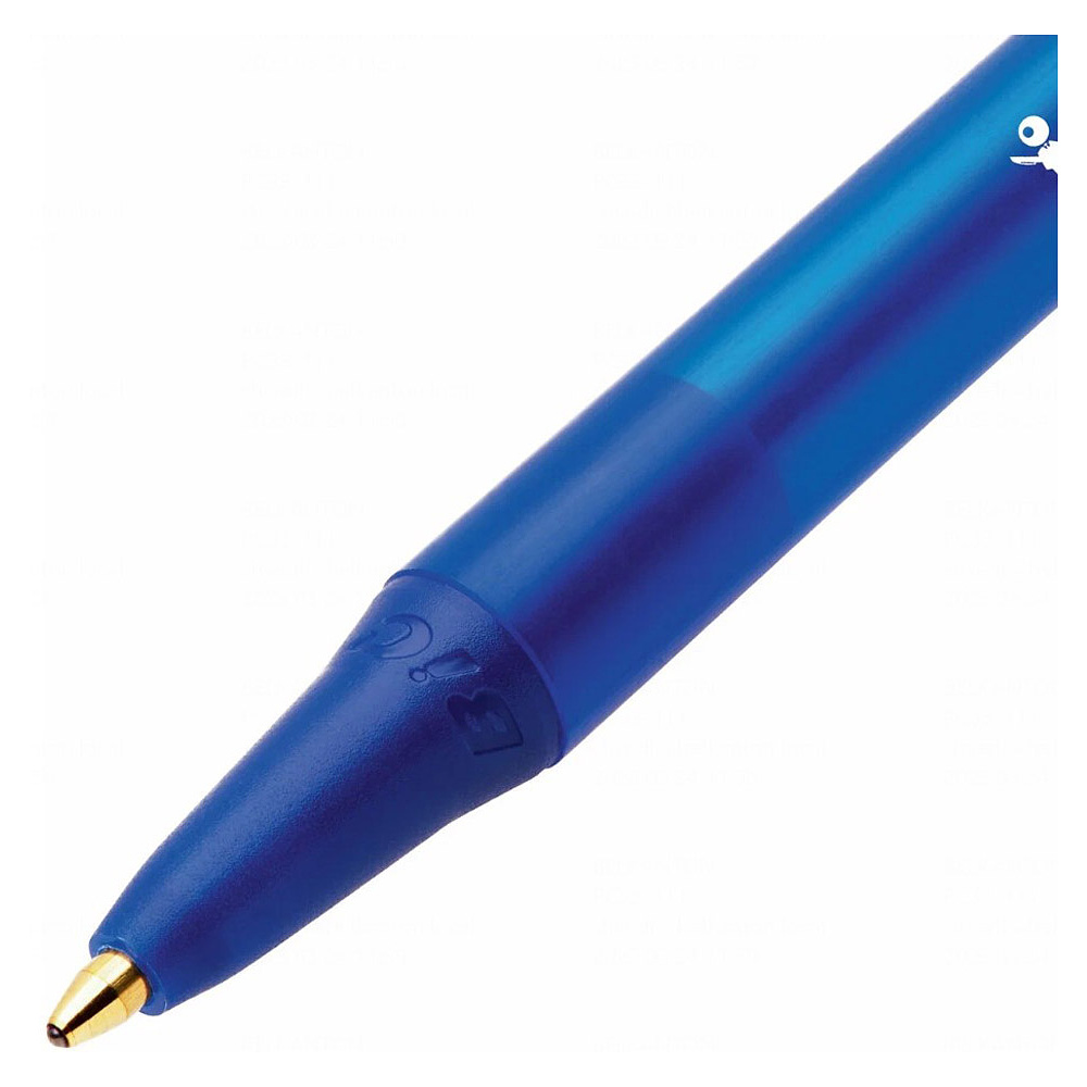 Ручка шариковая автоматическая "Bic Round Stic Clic", 0.32 мм, синий, стерж. синий - 3