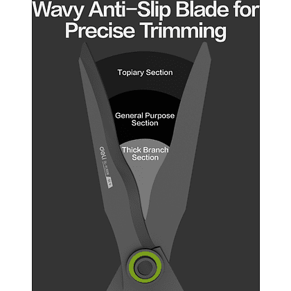 Сучкорез садовый Deli GS EDL-YL1006, 650 мм, черный, зеленый - 3