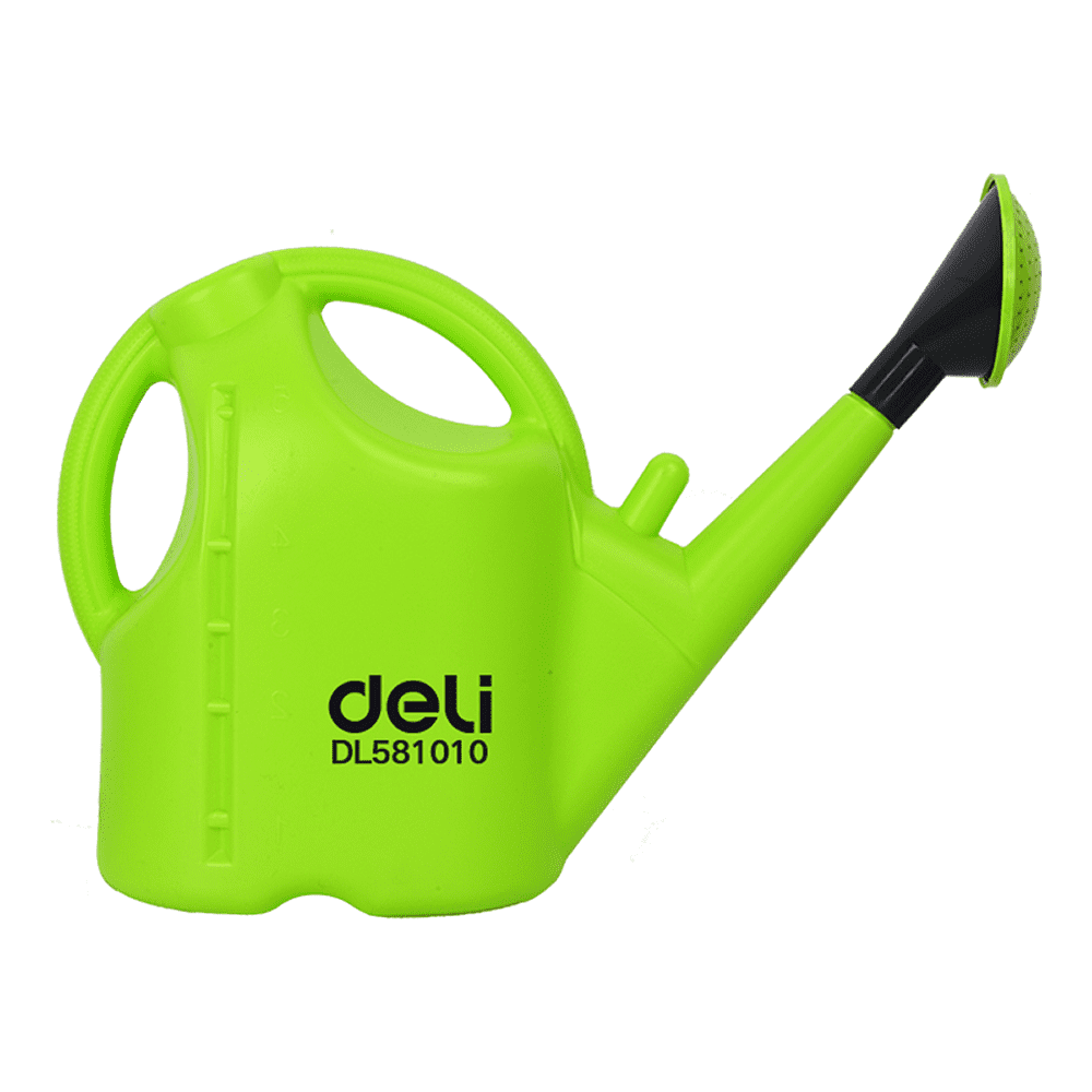 Лейка Deli GS EDL581010, пластмассовая, 10 л, зеленая