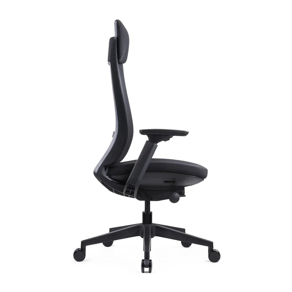 Кресло компьютерное SitZone E-VL002A, сетка, ткань, пластик, черный - 3