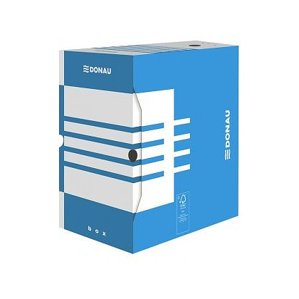 Коробка архивная "Donau", 200x340x297 мм, синий