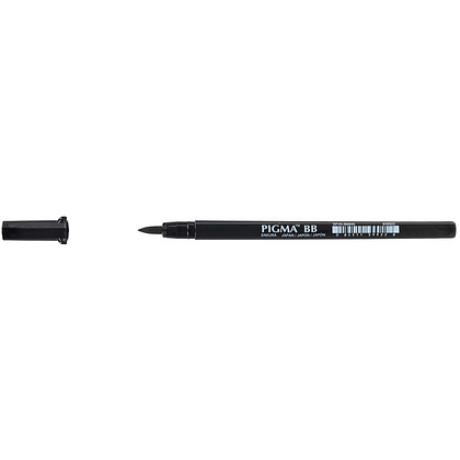 Ручка капиллярная "Pigma Brush Pen", BB, черный - 3