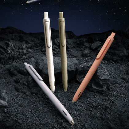 Ручка гелевая "Space Up", 0,5 мм, зеленый, стерж. черный - 4