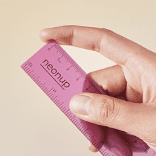 Линейка "Deli EH654", 30 см, прозрачный, ассорти градиент 