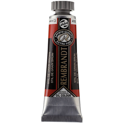 Краски масляные "Rembrandt", 418 стил де грейн коричневый, 15 мл, туба
