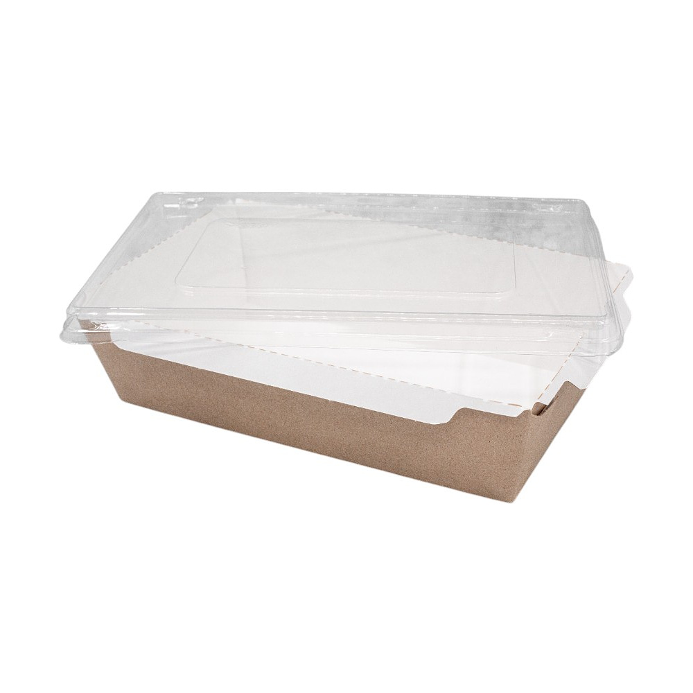 Контейнер бумажный для салата, 500 мл, 300 шт/упак, крафт - 3