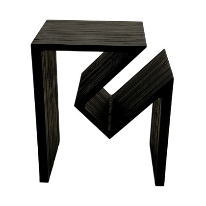 Стол прикроватный Karlinwood CORNER S 400х324x450 мм, фанера натуральная