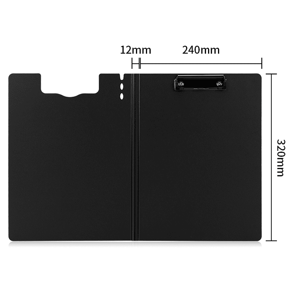 Планшет открывающийся с зажимом "Deli", A4, светло-серый - 2