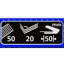 Скобосшиватель "HS-J10", №10, 20 листов, синий
