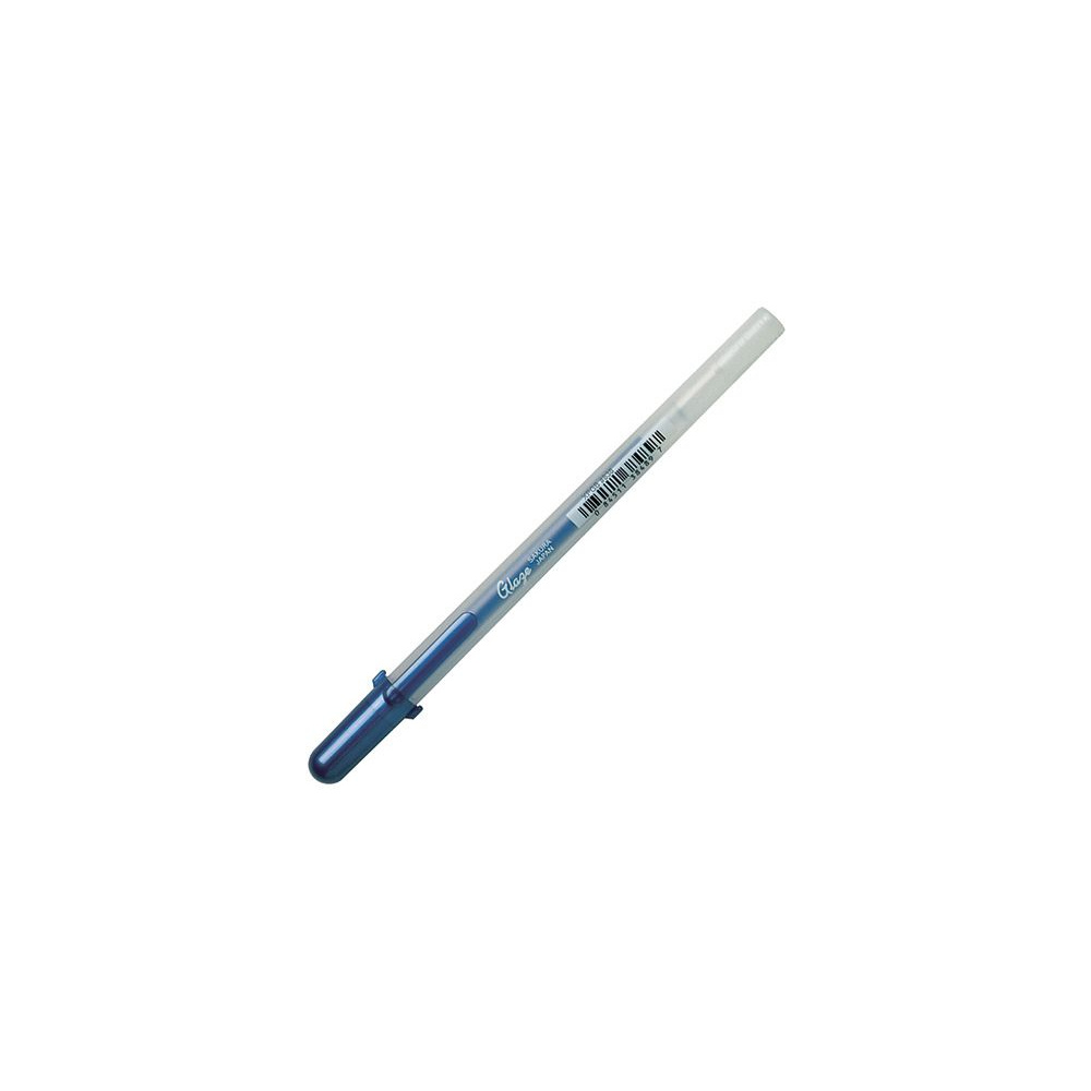 Ручка гелевая "Gelly Roll Glaze", 0.6 мм, прозрачный, стерж. королевский синий