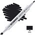Маркер перманентный двусторонний "Sketchmarker", XB, черный