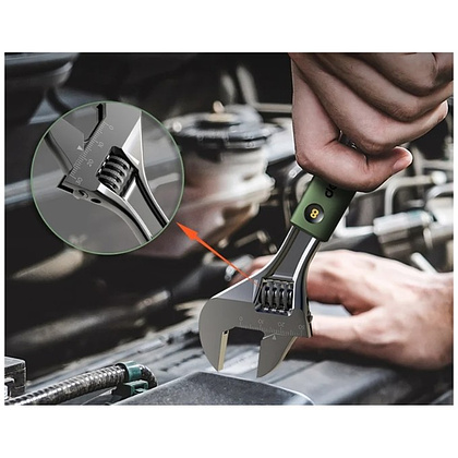 Набор ручного инструмента Deli HS, 8 предметов, Soft Touch, зеленый - 8