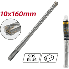 Бур по бетону Deli YS EDH-YCZ16010-E1, 10 x 160 мм, X-Tip, SDS-PLUS