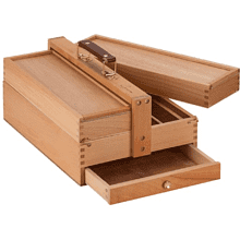 Ящик художника "Сонет" №3, для кистей и красок, бук