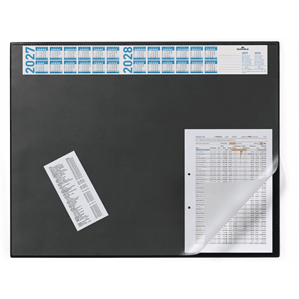 Бювар с поднимающимся верхом, 52x65 см, черный - 3