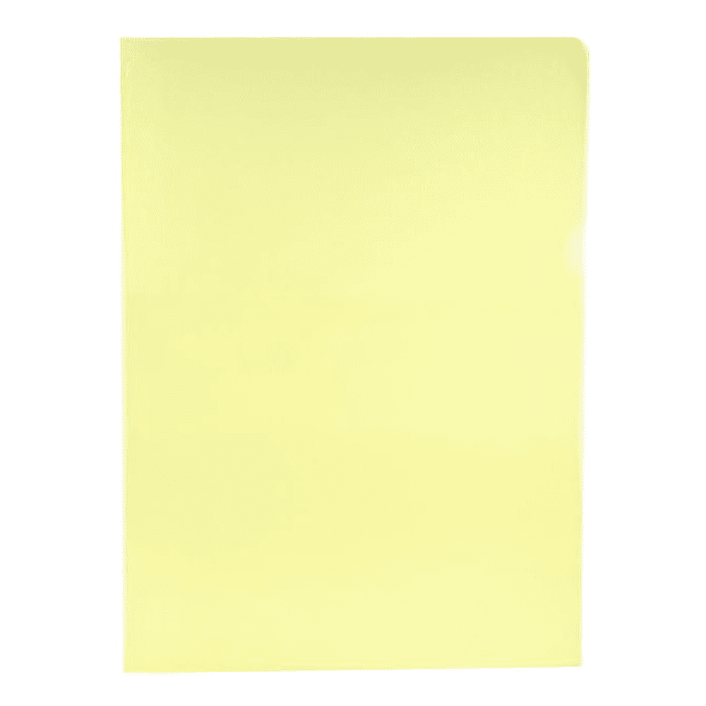 Папка-уголок "Inter-folia", A4, 115 мк, желтый