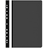 Папка-скоросшиватель с перфорацией "Office Product", А4 , черный
