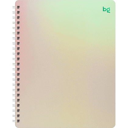 Тетрадь "Сияние", А5, 80 листов, клетка, градиент