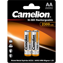 Аккумуляторы "Camelion NH-AA2300BP2", AA, Ni-Mh, 2 шт.