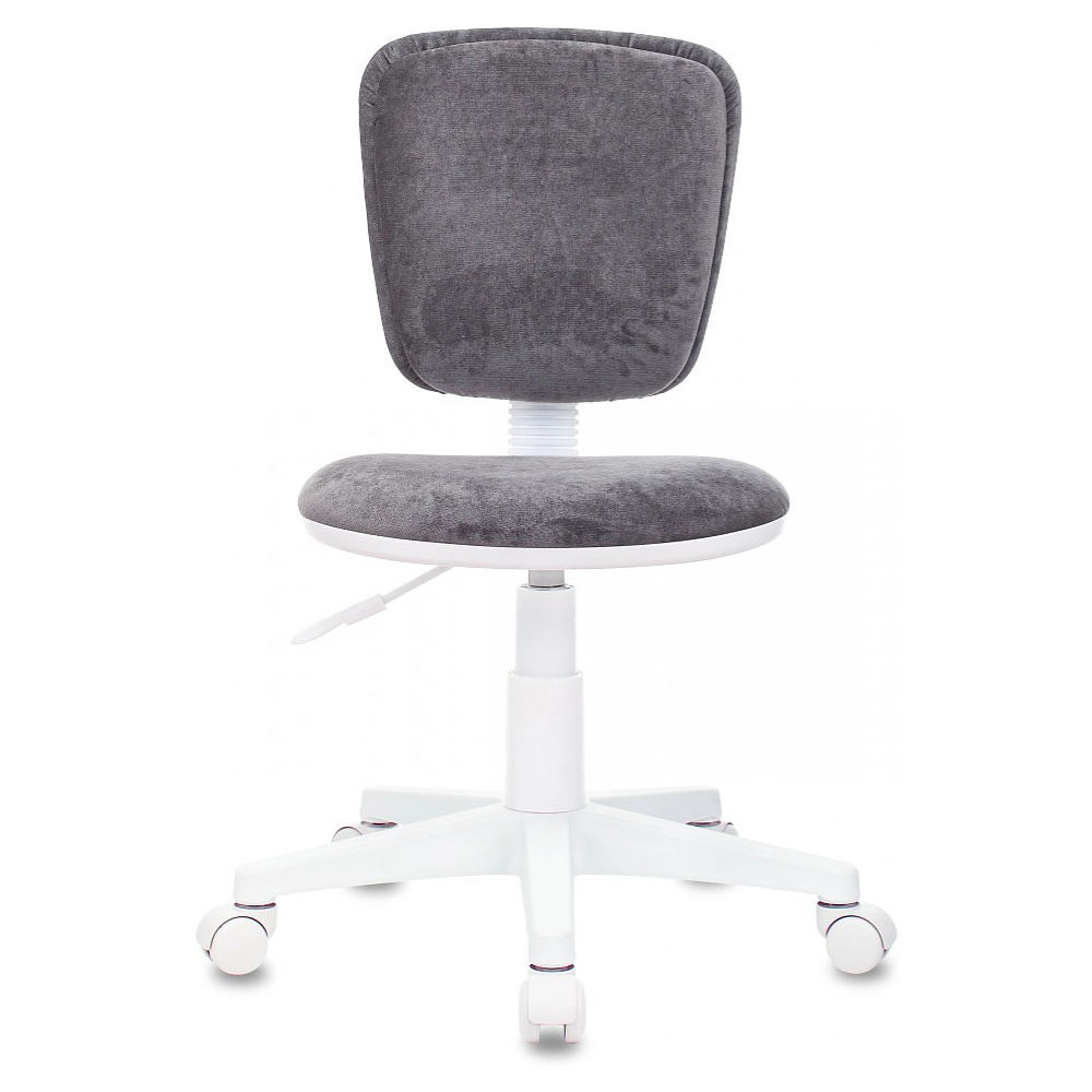 Кресло детское Бюрократ CH-W204NX, ткань, серый Italia 26, пластик, корпус белый - 2