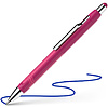 Ручка шариковая автоматическая "Schneider Epsilon", розовый, стерж. синий - 2