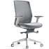 Кресло для руководителя "BESTUHL J1", ткань, пластик, серый 