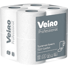 Бумага туалетная "Professional Comfort", 2 слоя, 8 рулонов