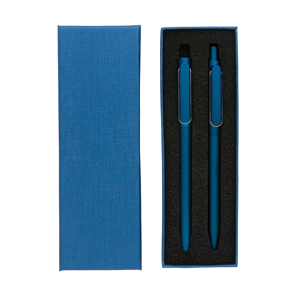 Набор ручек "X6": ручка шариковая автоматическая, ручка шариковая, синий - 5