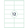 Самоклеящиеся этикетки универсальные "Rillprint", 105x48 мм, 100 листов, 12 шт, белый - 2