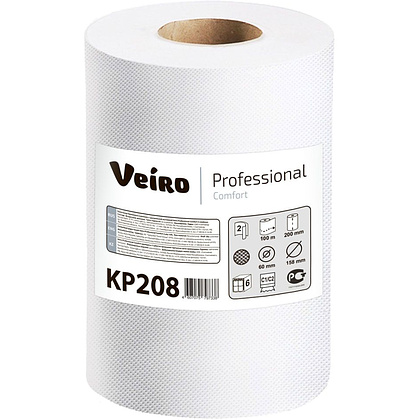 Полотенца бумажные с центральной вытяжкой  "Veiro Professional Comfort", 2 слоя