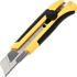 Нож строительный "Deli" 25 мм, желтый