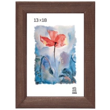 Фоторамка "Zebra", 13x18 см, 25 мм, с ножкой, красный