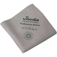 Салфетка универсальная Vileda "ПУРмикро Актив", 38x35 см, 1 шт/упак, серый