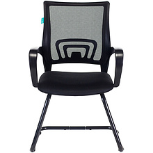 Кресло Бюрократ "CH-695N/AV", TW-11, сетка, ткань, черный