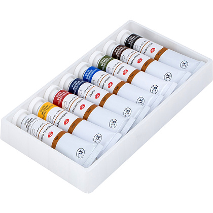 Краски масляные "Сонет", набор 8 цветов, 18 мл, тубы - 5