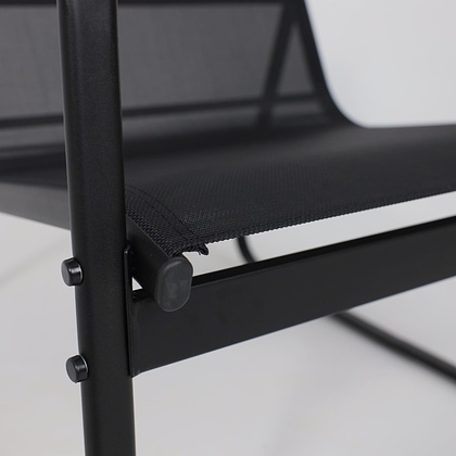 Комплект мебели садовой AksHome VERANDA (кресло 2 шт, диван 1 шт, стол 1 шт), черный - 29