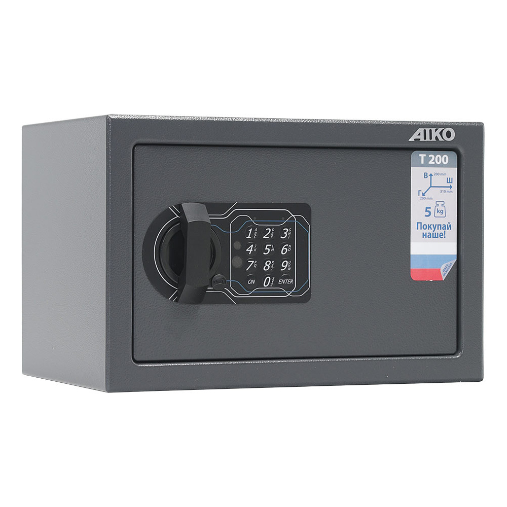 Сейф мебельный AIKO Т-200 EL, 200x310x200 мм - 2