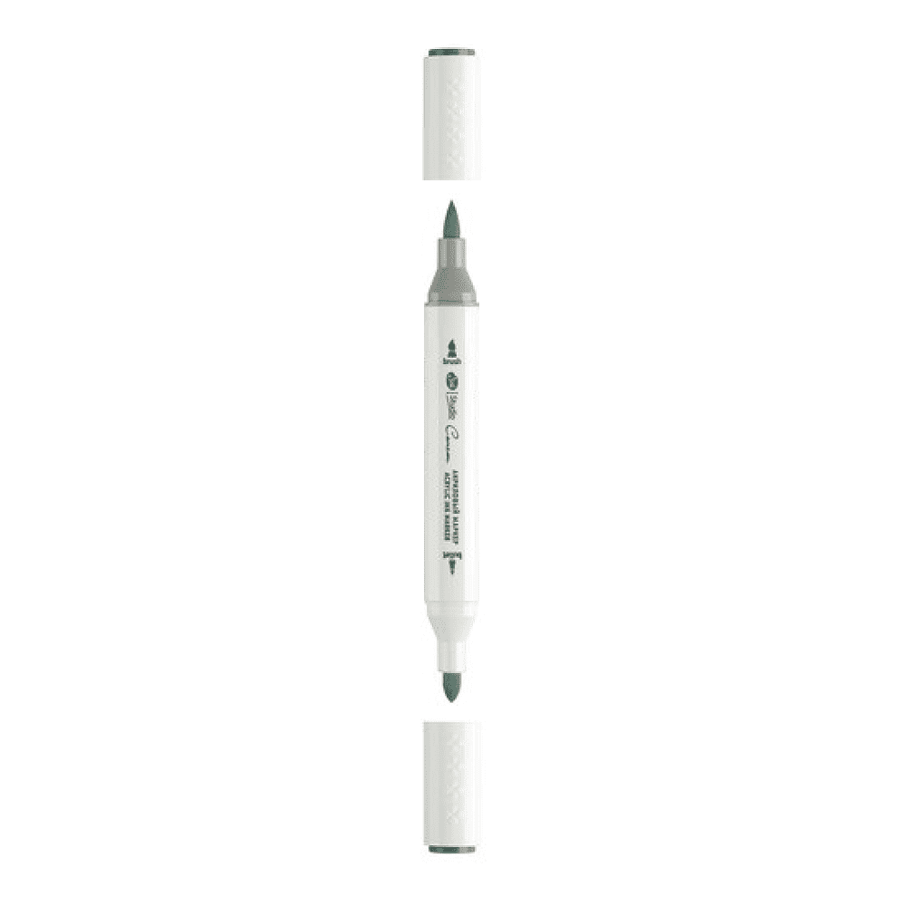 Маркер акриловый "Сонет", двусторонний, сине-зеленый