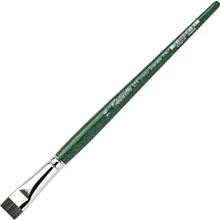 Кисть для рисования "Tintoretto Emerald", синтетика, плоская, №14