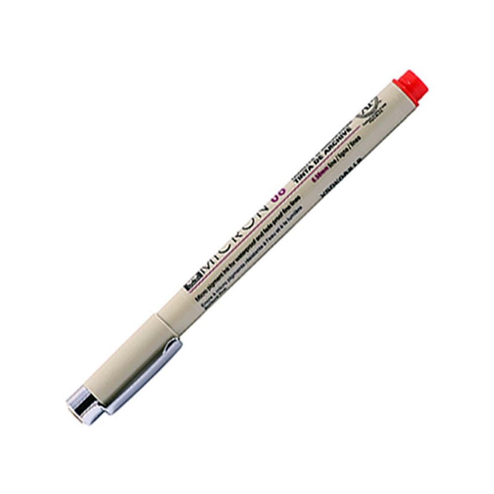 Ручка капиллярная "Pigma Micron", 0.5 мм, красный