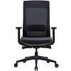 Кресло компьютерное SitZone E-VL002B, сетка, ткань, пластик, черный - 2