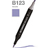 Маркер перманентный двусторонний "Sketchmarker Brush", B123 василек