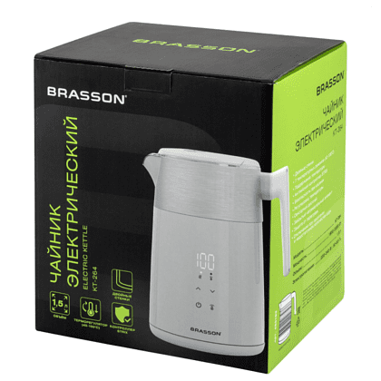 Электрочайник Brasson "KT-264", белый - 9