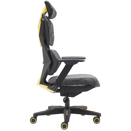 Кресло игровое EVERPROF "Tiger", сетка, пластик, серый - 2