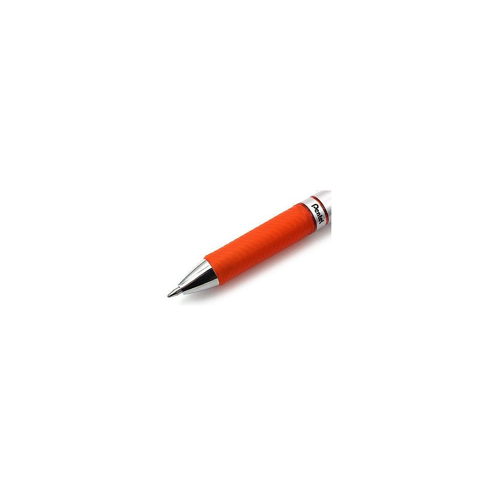 Ручка-роллер "Energel BL77", 0.7 мм, серебристый, оранжевый, стерж. оранжевый - 2